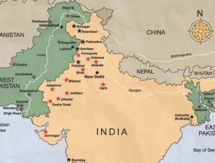 Bản đồ Ấn Độ (India Map) khổ lớn phóng to 2022