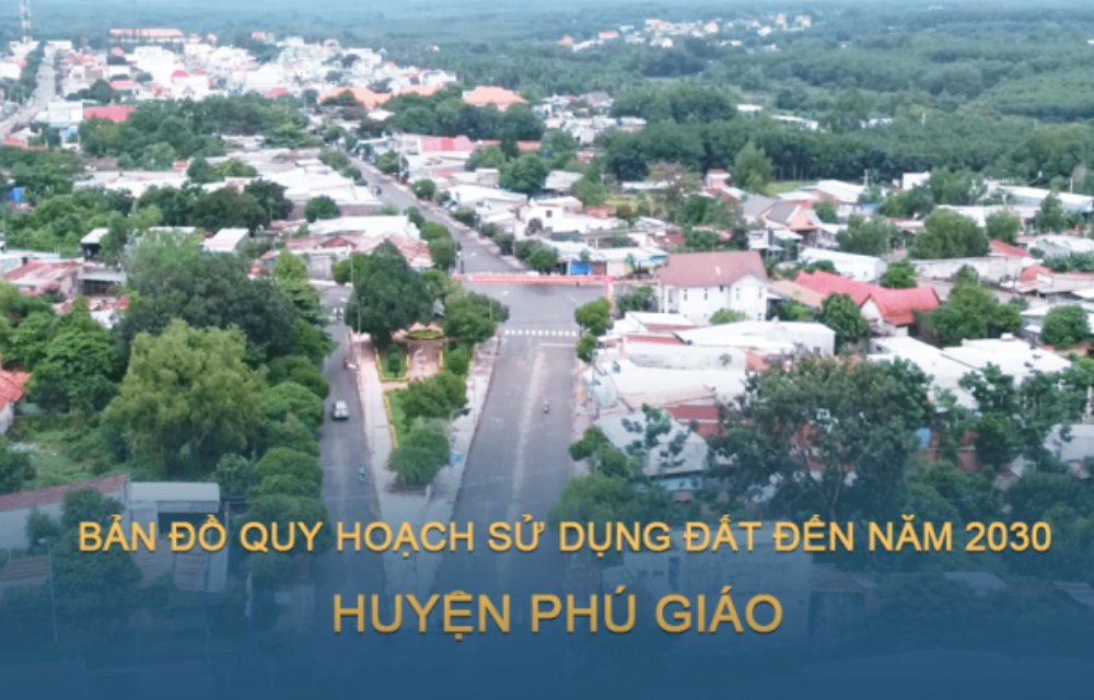 Bản đồ Quy hoạch sử dụng đất huyện Phú Giáo đến năm 2030