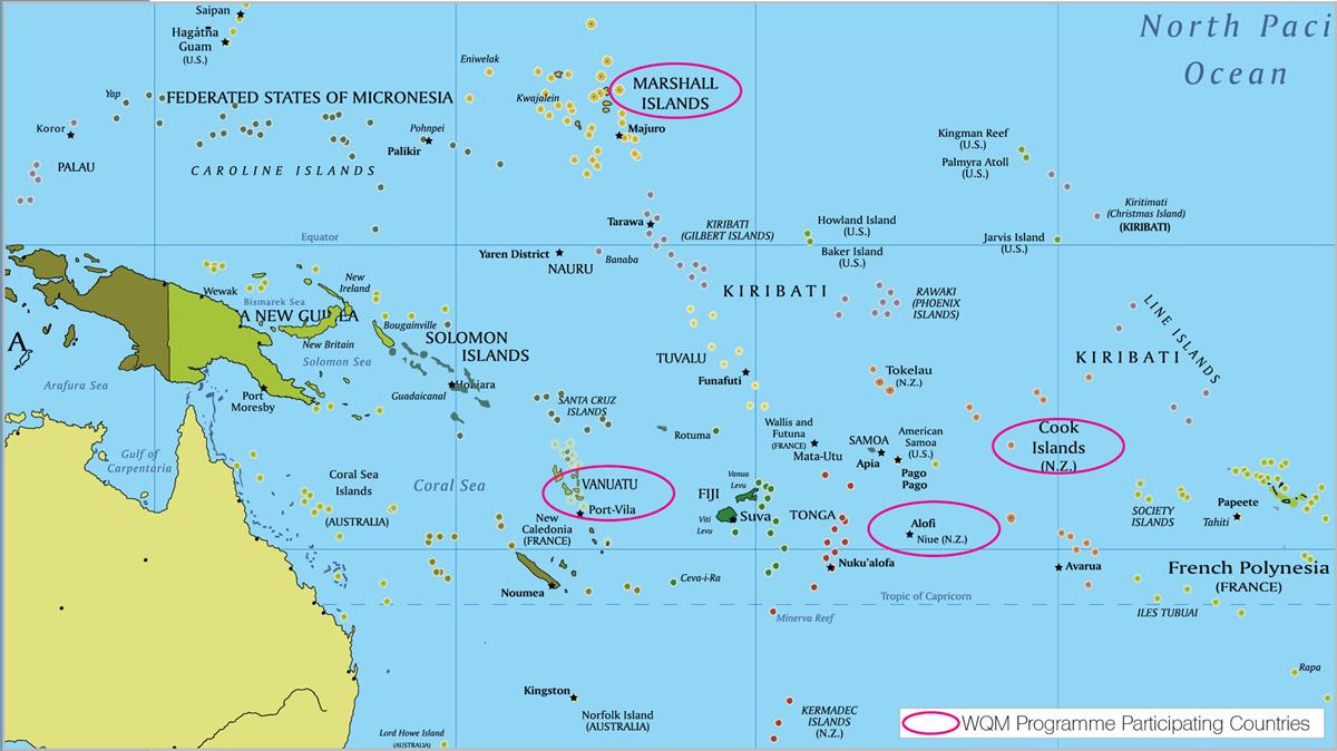 Bản đồ hành chính nước Marshall (Marshall Map) khổ lớn 2022