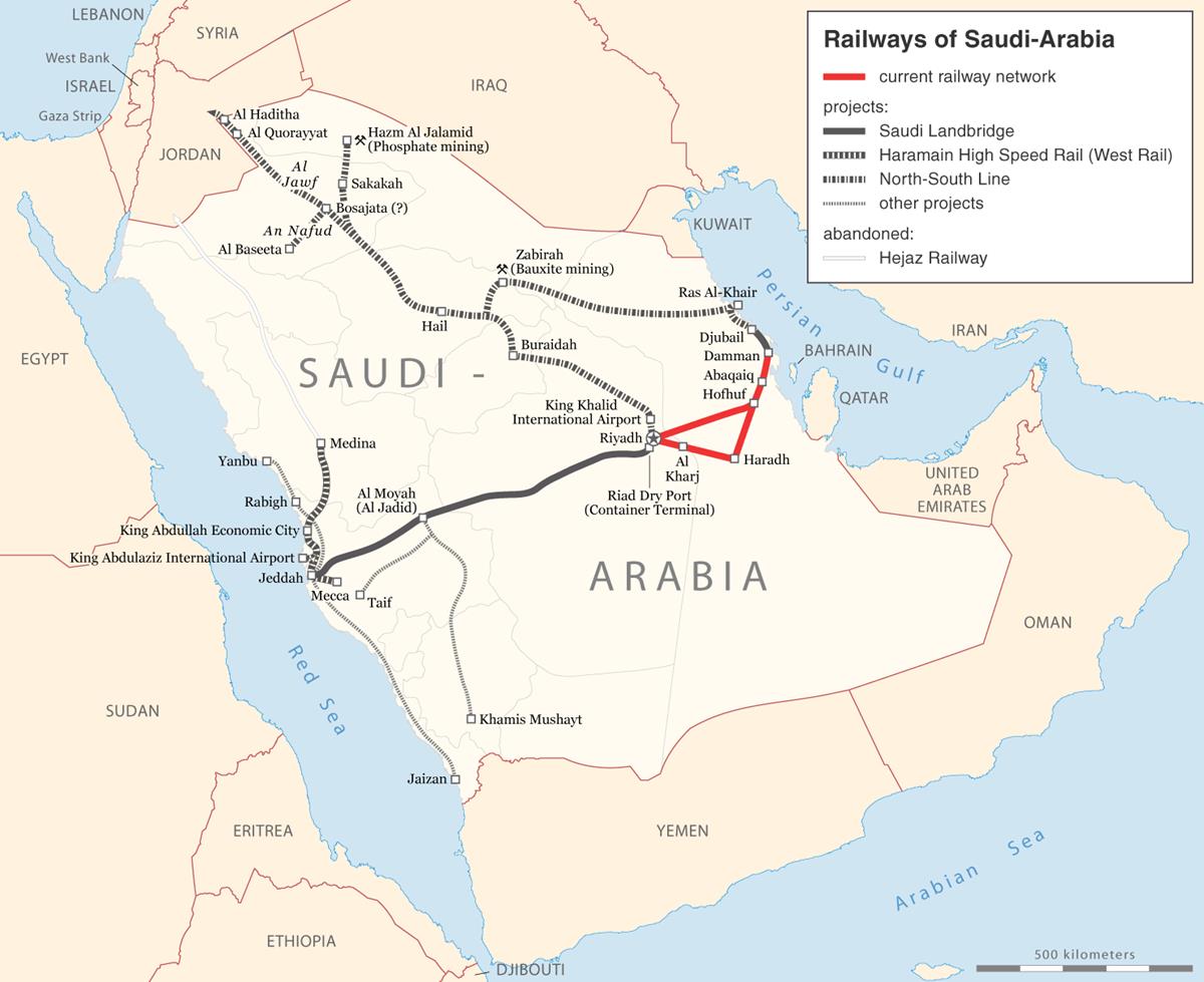 Bản đồ hành chính nước Ả Rập Xê Út (Saudi Arabia Map) khổ lớn 2022