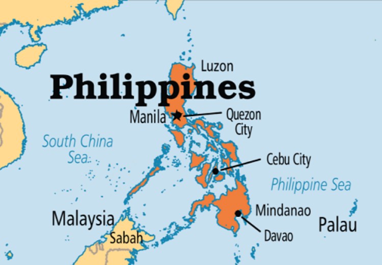 Bản đồ hành chính nước Philippines (Phi-líp-pin) khổ lớn phóng to 2022