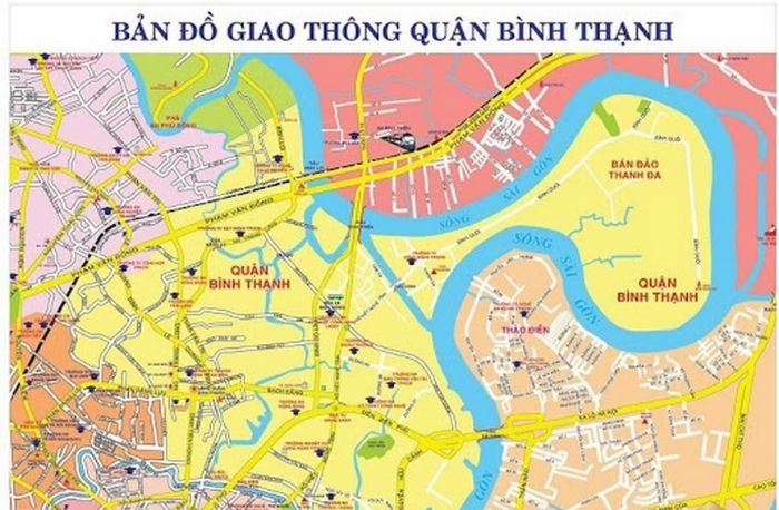 Bản đồ quy hoạch sử dụng đất Quận Bình Thạnh mới nhất