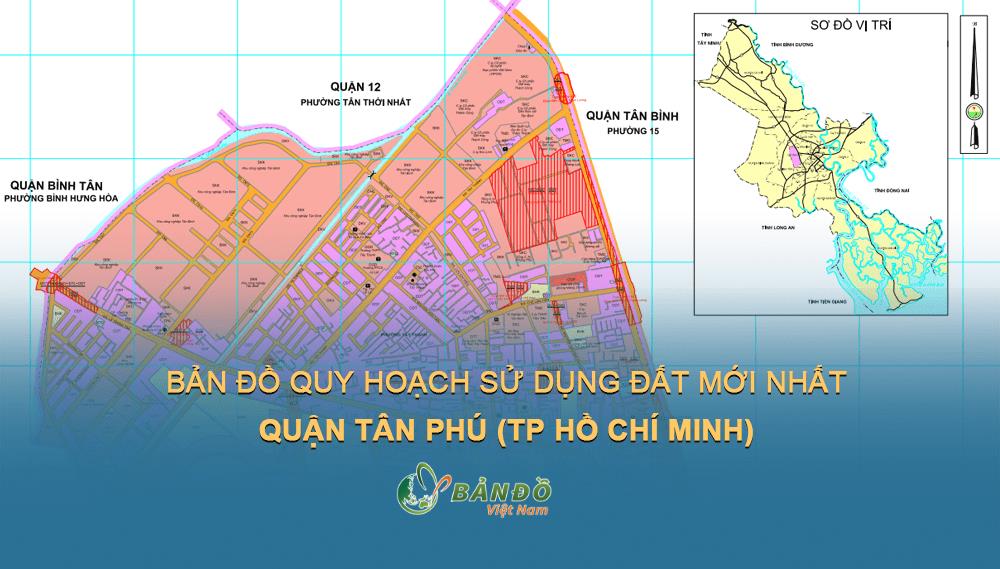 Bản đồ quy hoạch sử dụng đất Quận Tân Phú Tại TPHCM đến 2030