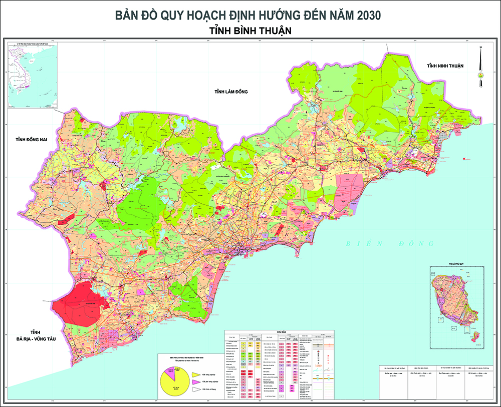 Bản đồ quy hoạch tỉnh Bình Thuận đến năm 2030