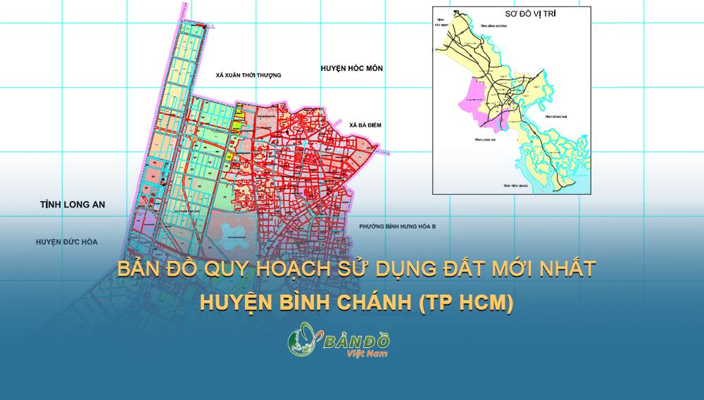 Bản đồ quy hoạch sử dụng đất Huyện Bình Chánh mới nhất