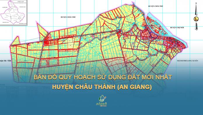 Bản đồ quy hoạch sử dụng đất huyện Châu Thành (An Giang) đến năm 2030