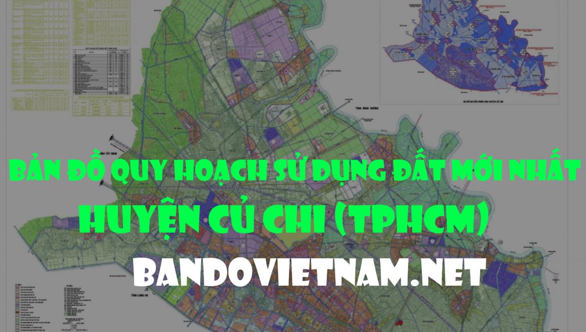 Bản đồ quy hoạch huyện Củ Chi đến năm 2030