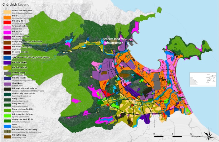 Bản đồ quy hoạch Quận Sơn Trà tại Thành phố Đà Nẵng đến năm 2030