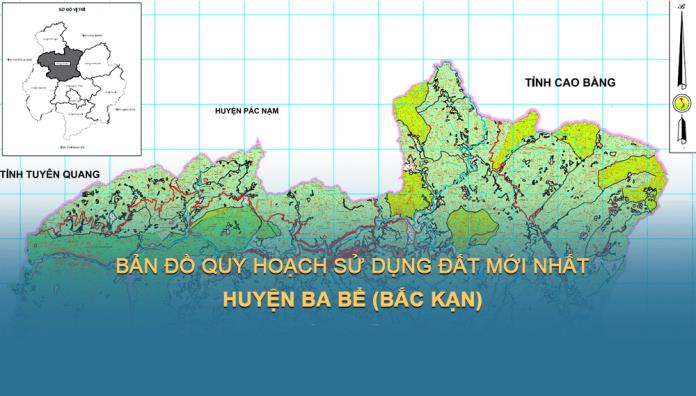 Bản đồ quy hoạch sử dụng đất Huyện Ba Bể đến năm 2030