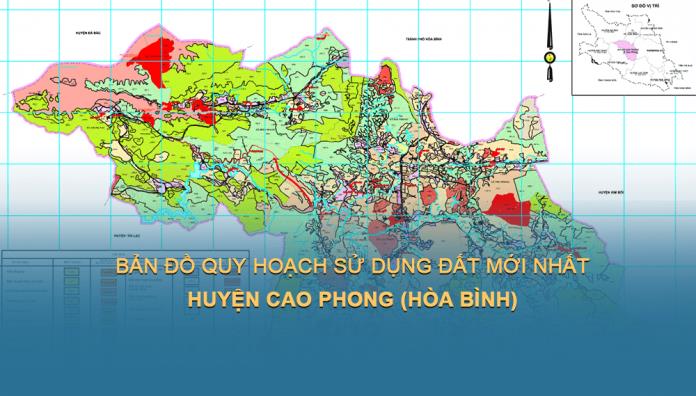 Bản đồ quy hoạch sử dụng đất Huyện Cao Phong tại Hòa Bình đến 2030