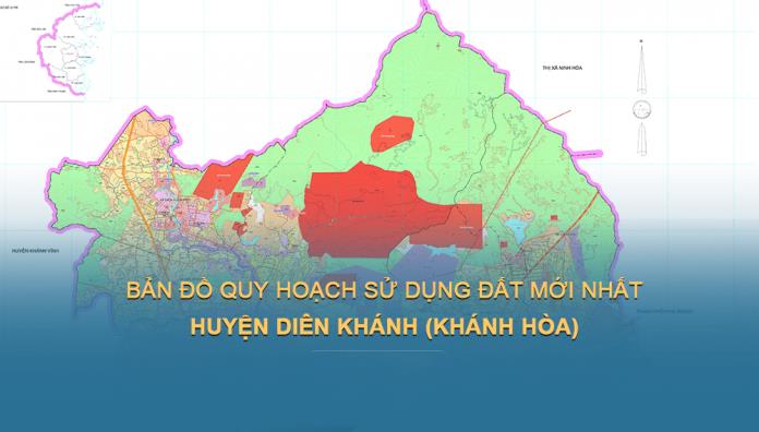 Bản đồ quy hoạch sử dụng đất Huyện Diên Khánh đến năm 2030