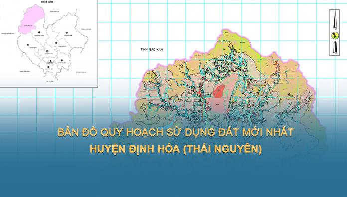 Bản đồ quy hoạch sử dụng đất Huyện Định Hoá (Thái Nguyên) đến 2030