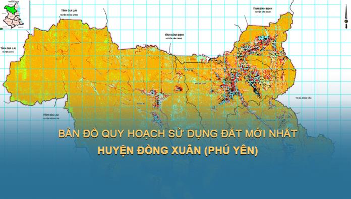 Bản đồ quy hoạch sử dụng đất Huyện Đồng Xuân (Phú Yên) đến năm 2030