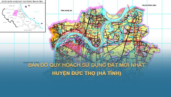 Bản đồ quy hoạch sử dụng đất Huyện Đức Thọ, tỉnh Hà Tĩnh đến năm 2030