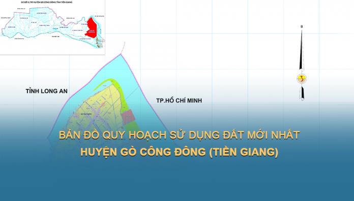 Bản đồ quy hoạch sử dụng đất Huyện Gò Công Đông đến năm 2030