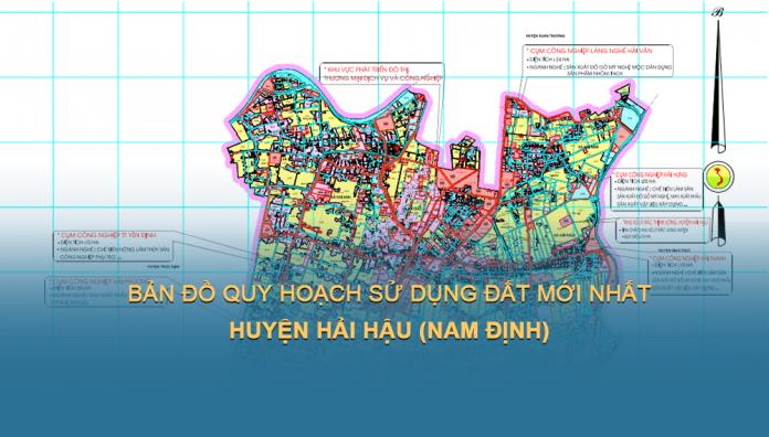 Bản đồ quy hoạch sử dụng đất Huyện Hải Hậu (Nam Định) mới nhất