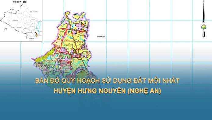 Bản đồ quy hoạch sử dụng đất Huyện Hưng Nguyên đến năm 2030