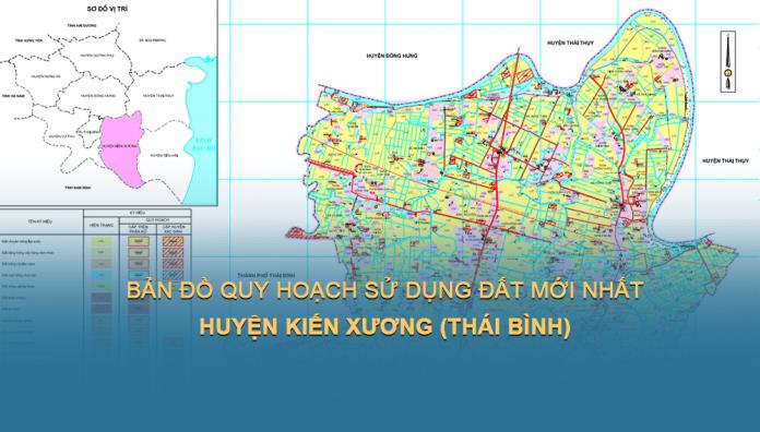 Bản đồ quy hoạch sử dụng đất Huyện Kiến Xương (Thái Bình) đến năm 2030