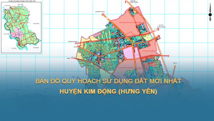 Bản đồ quy hoạch sử dụng đất Huyện Kim Động (Hưng Yên) đến 2030