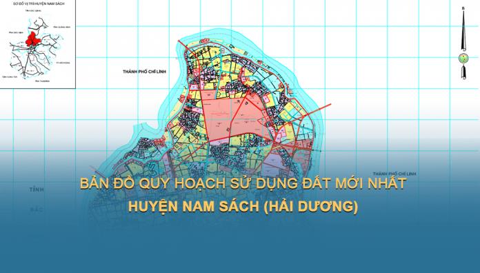 Bản đồ quy hoạch sử dụng đất Huyện Nam Sách đến năm 2030