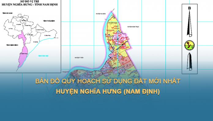 Bản đồ quy hoạch sử dụng đất Huyện Nghĩa Hưng, tỉnh Nam Định đến năm 2030