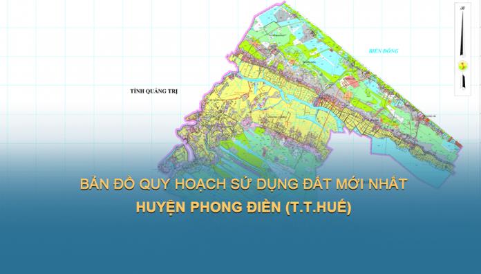 Bản đồ quy hoạch sử dụng đất Huyện Phong Điền (Thừa Thiên Huế) mới nhất