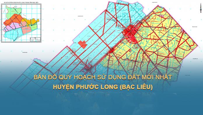 Bản đồ quy hoạch sử dụng đất Huyện Phước Long tại Bạc Liêu đến 2030