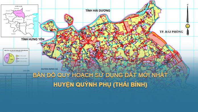 Bản đồ quy hoạch sử dụng đất Huyện Quỳnh Phụ (Thái Bình) đến 2030