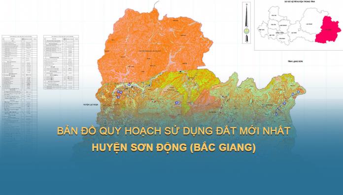 Bản đồ quy hoạch sử dụng đất Huyện Sơn Động (Bắc Giang) mới nhất