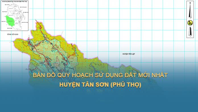 Bản đồ quy hoạch sử dụng đất Huyện Tân Sơn đến năm 2030