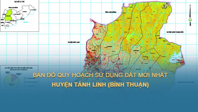 Bản đồ quy hoạch sử dụng đất Huyện Tánh Linh, tỉnh Bình Thuận đến năm 2030