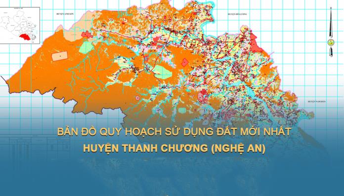 Bản đồ quy hoạch sử dụng đất huyện Thanh Chương (Nghệ An) đến 2030