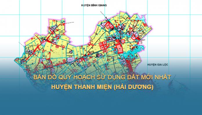 Bản đồ quy hoạch sử dụng đất Huyện Thanh Miện đến năm 2030