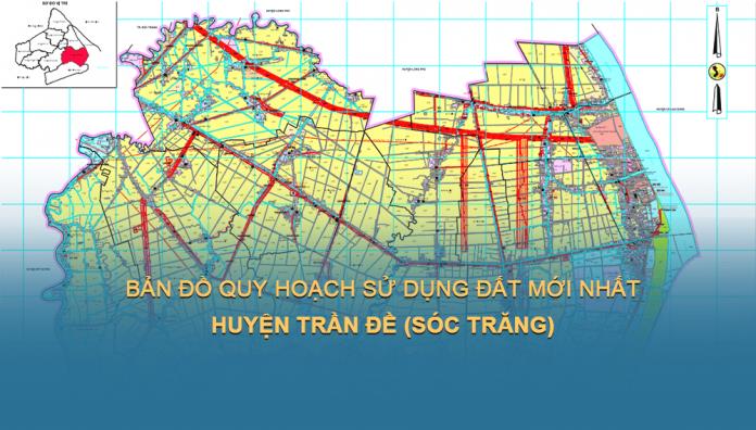 Bản đồ quy hoạch sử dụng đất Huyện Trần Đề (Sóc Trăng) đến năm 2030