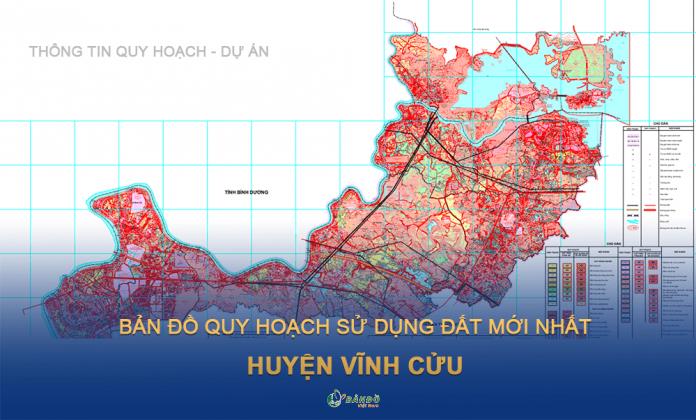 Bản đồ quy hoạch sử dụng đất huyện Vĩnh Cửu đến năm 2030