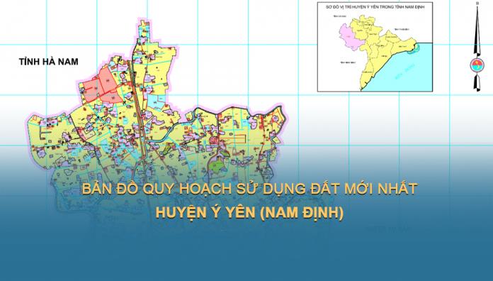 Bản đồ quy hoạch sử dụng đất Huyện Ý Yên (Nam Định) đến năm 2030