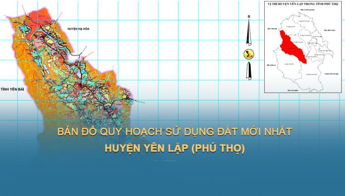 Bản đồ quy hoạch sử dụng đất Huyện Yên Lập đến năm 2030