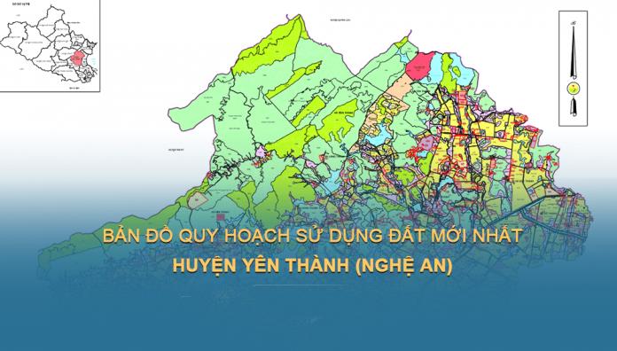 Bản đồ quy hoạch sử dụng đất huyện Yên Thành đến năm 2030