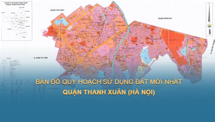 Bản đồ quy hoạch sử dụng đất Quận Thanh Xuân mới nhất