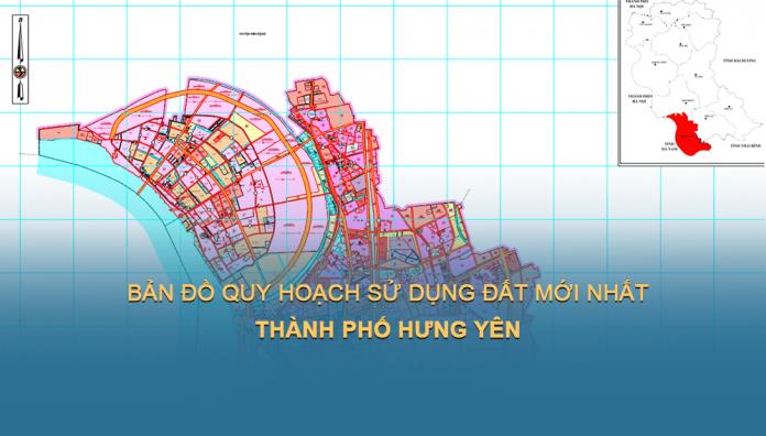 Bản đồ quy hoạch sử dụng đất Thành phố Hưng Yên đến năm 2030