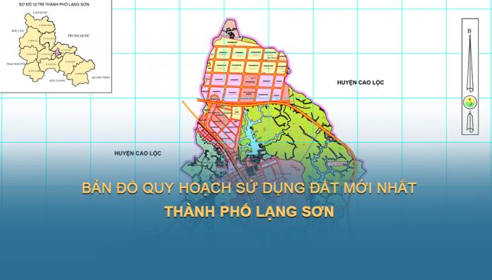 Bản đồ quy hoạch sử dụng đất Thành phố Lạng Sơn đến năm 2030