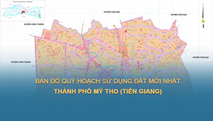 Bản đồ quy hoạch sử dụng đất Thành phố Mỹ Tho năm 2021