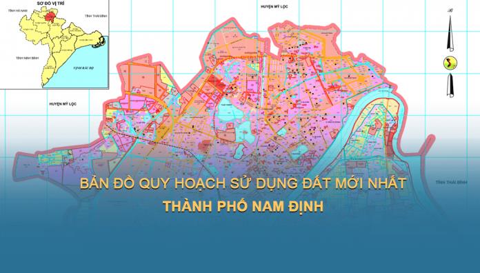 Bản đồ quy hoạch sử dụng đất Thành phố Nam Định đến năm 2025