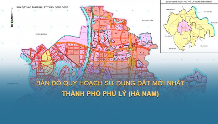 Bản đồ quy hoạch sử dụng đất Thành phố Phủ Lý đến năm 2030