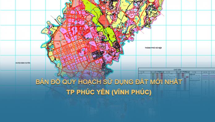 Bản đồ quy hoạch sử dụng đất Thành phố Phúc Yên đến năm 2030