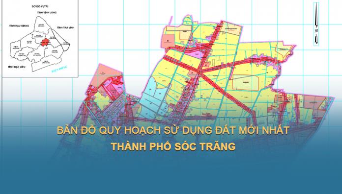 Bản đồ quy hoạch sử dụng đất Thành phố Sóc Trăng đến năm 2030