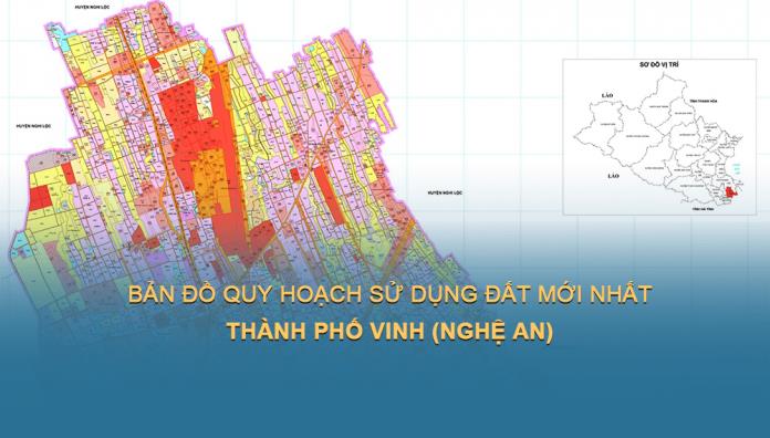 Bản đồ quy hoạch sử dụng đất Thành phố Vinh đến năm 2030