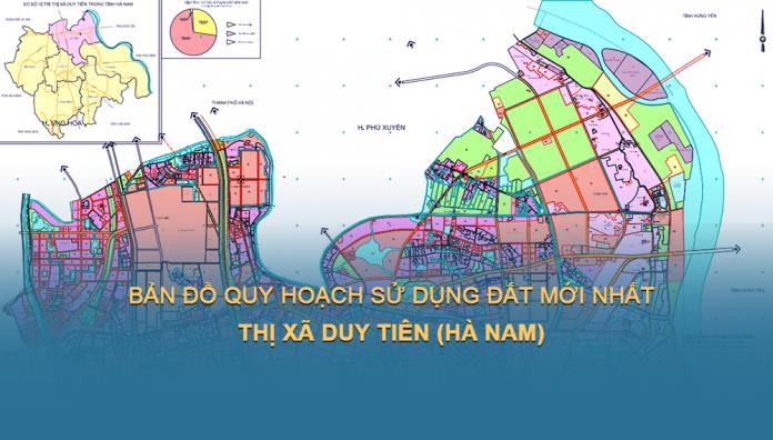 Bản đồ quy hoạch sử dụng đất Thị xã Duy Tiên đến năm 2030