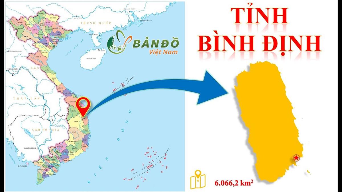 Bản đồ Hành chính tỉnh Bình Định khổ lớn mới nhất 2023