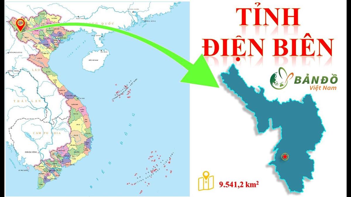 Bản đồ Hành chính tỉnh Điện Biên khổ lớn mới nhất 2022